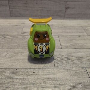VTech Go Go‎ Smart Wheels Racer 1 Green Yellow Race Car Toy SmartPoint Tested